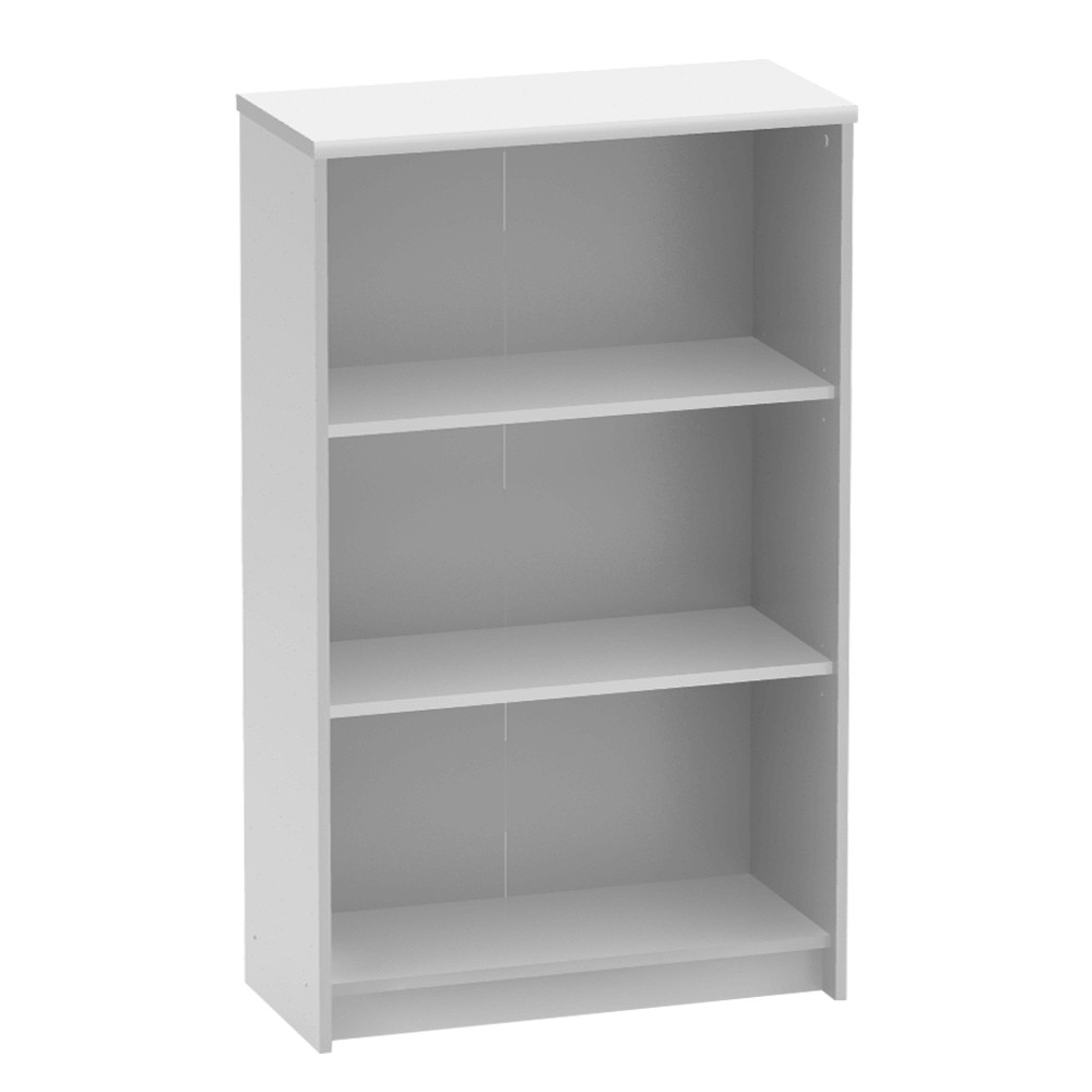 Irodai polcos szekrény, fehér, JOHAN 2 NEW 03 (RP)