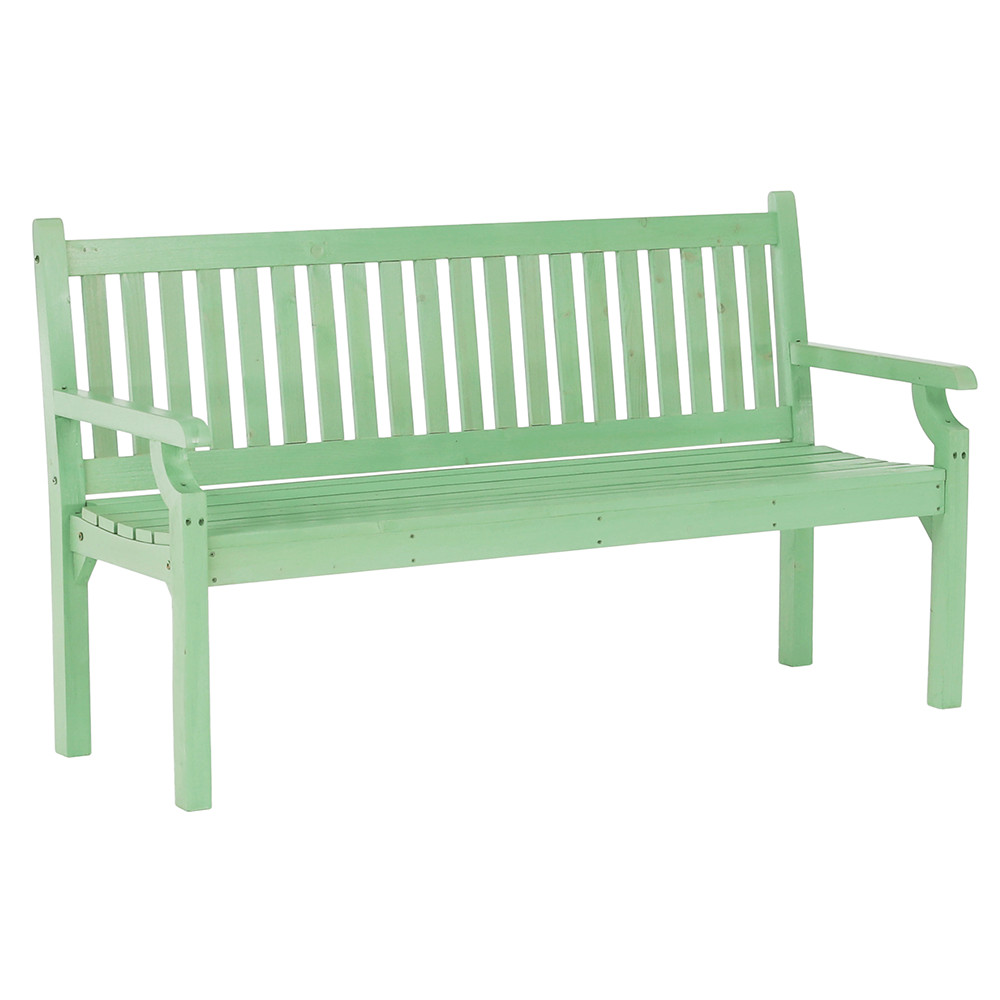 Fából készült kerti pad, neo mint, 150 cm, KOLNA (RP)