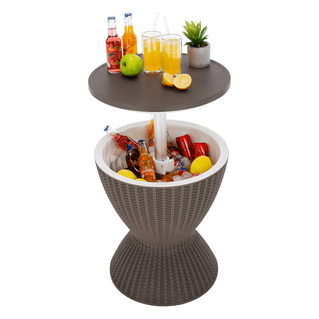 Kerti hűtőasztal, szürke, FABIR (RP)