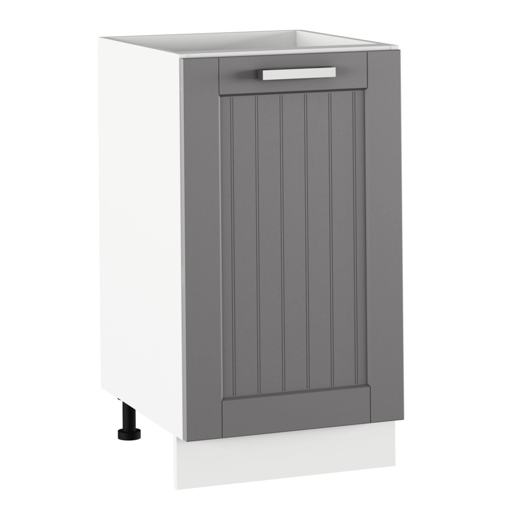 Alsó szekrény, sötétszürke/fehér, JULIA TYP 54 (RP)