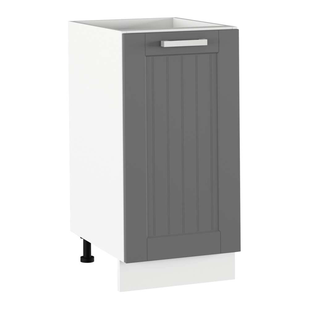 Alsó szekrény, sötétszürke/fehér, JULIA TYP 52 (RP)