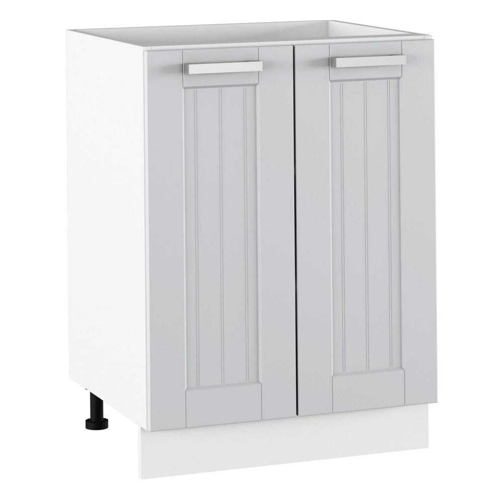 Alsó szekrény, világosszürke/fehér, JULIA TYP 56 (RP)