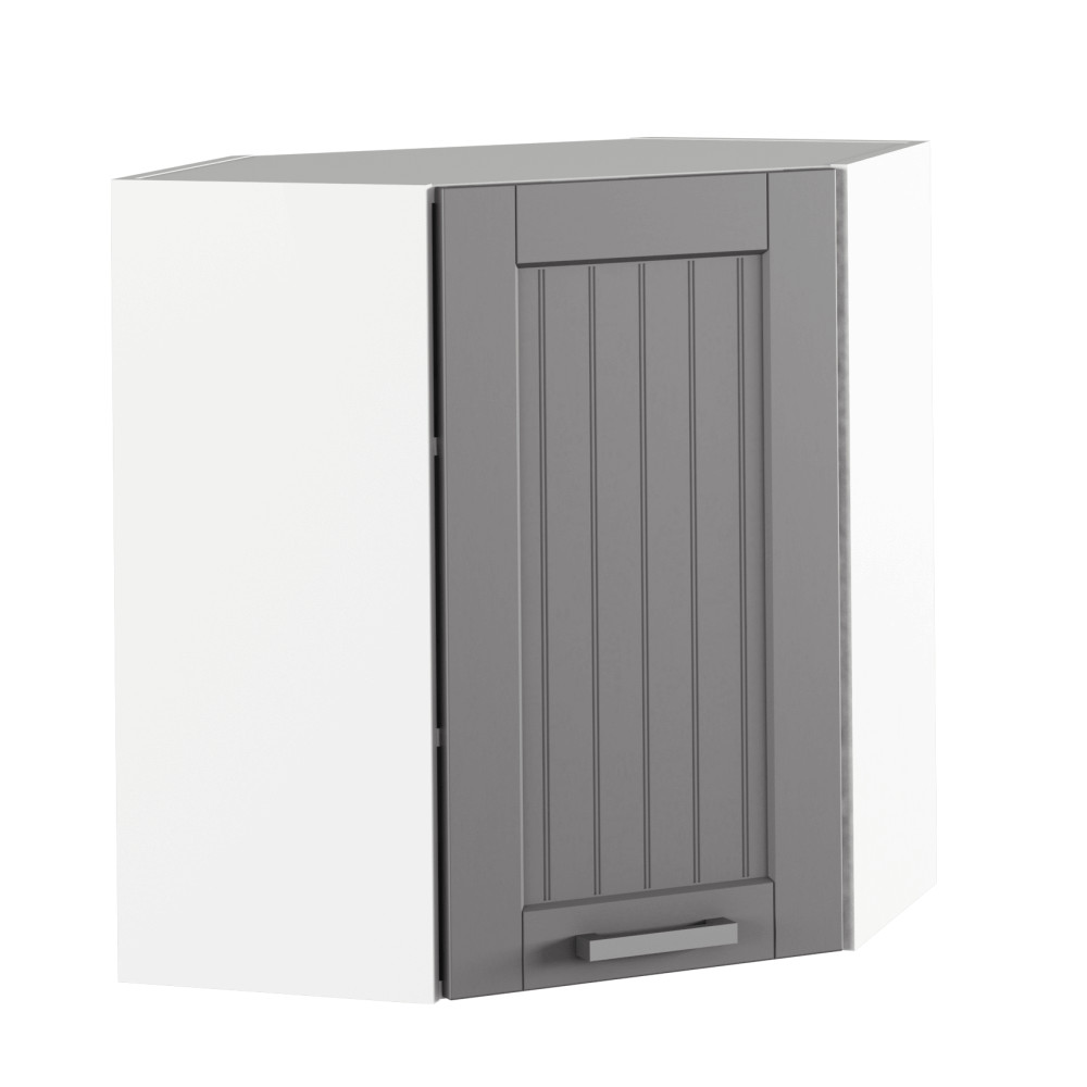 Felső szekrény, sötétszürke/fehér, JULIA TYP 10 (RP)