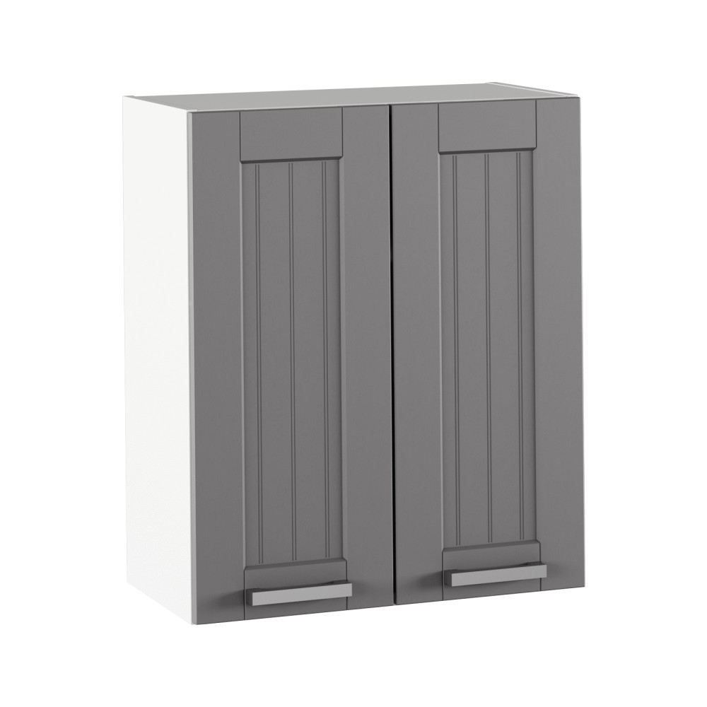 Felső szekrény, sötétszürke/fehér, JULIA TYP 6 (RP)