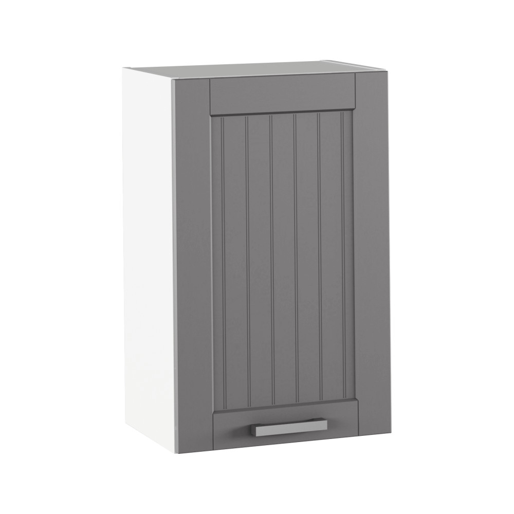 Felső szekrény, sötétszürke/fehér, JULIA TYP 5 (RP)