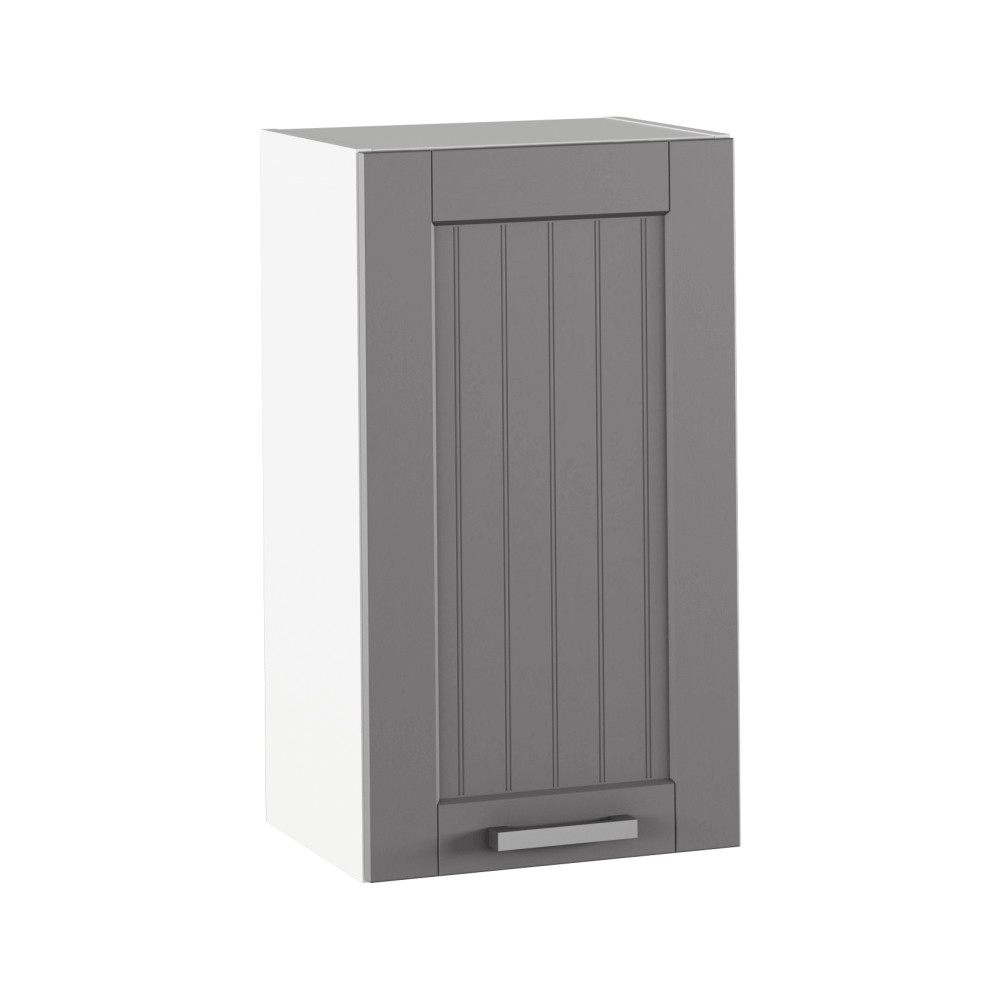 Felső szekrény, sötétszürke/fehér, JULIA TYP 4 (RP)