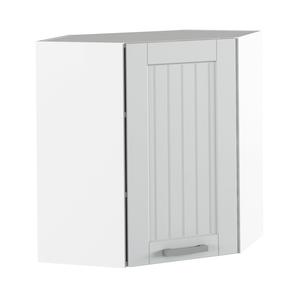 Felső szekrény, világosszürke/fehér, univerzális, JULIA TYP 10 (RP)