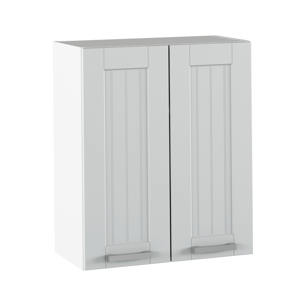 Felső szekrény, világosszürke/fehér, JULIA TYP 6 (RP)