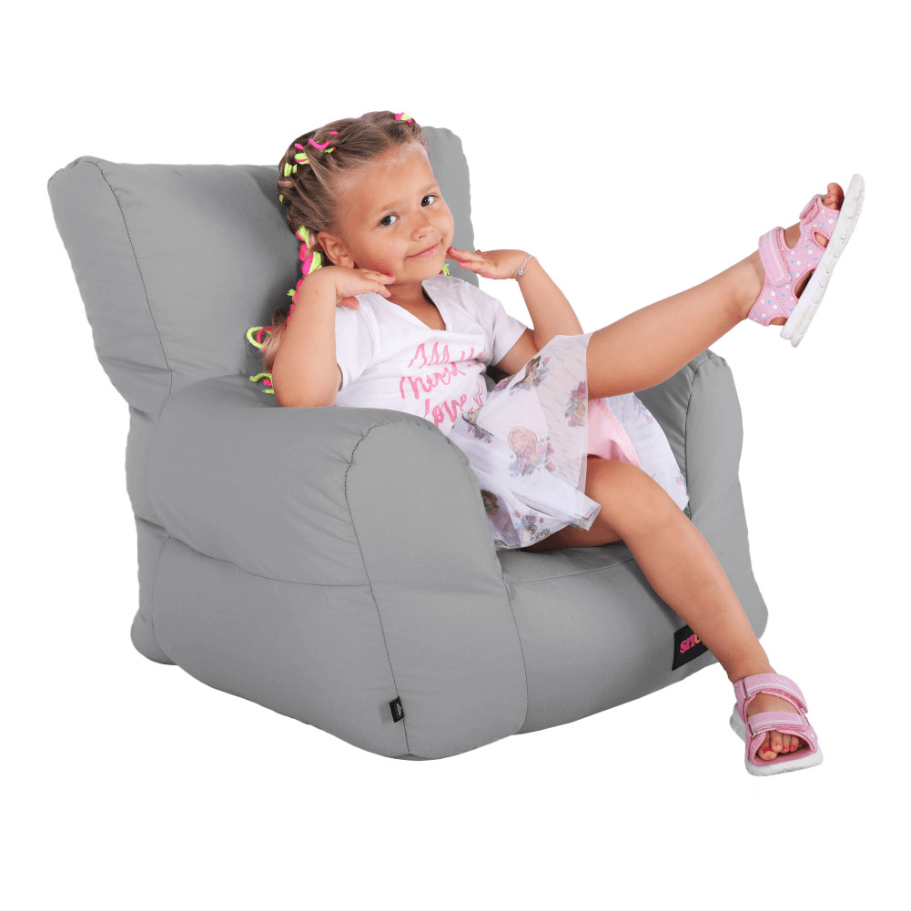 Babzsák, világosszürke anyag, TAMPO (RP)