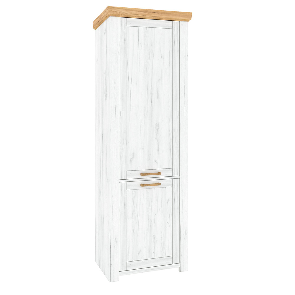 Polcos szekrény V, tölgy craft arany/tölgy craft fehér, SUDBURY (RP)