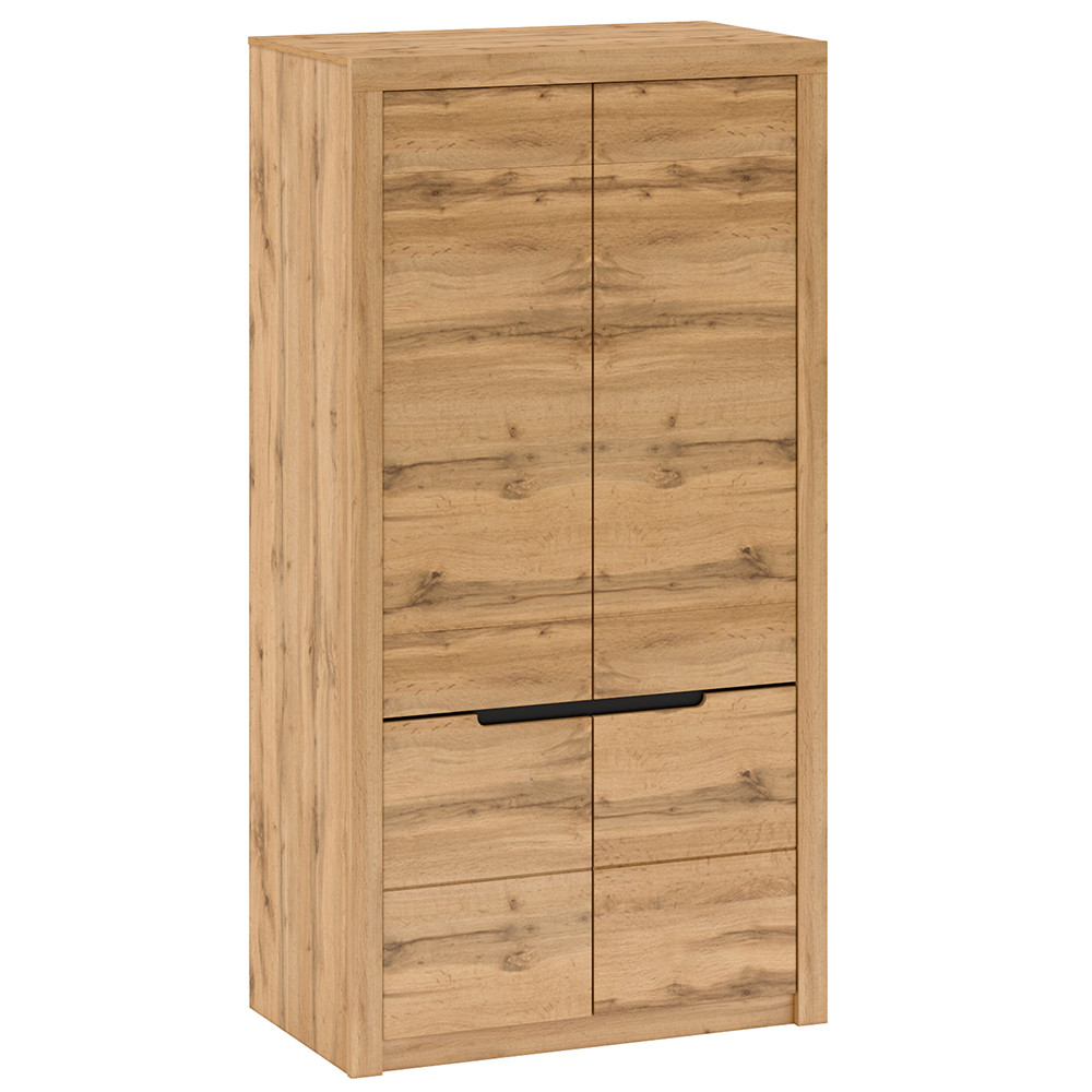 Akasztós szekrény polccal, wotan tölgy, TORONTA F (RP)