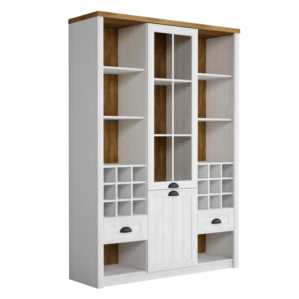 Vitrin W2D2S, sosna andersen/tölgyfa lefkas, PROVANCE (RP)