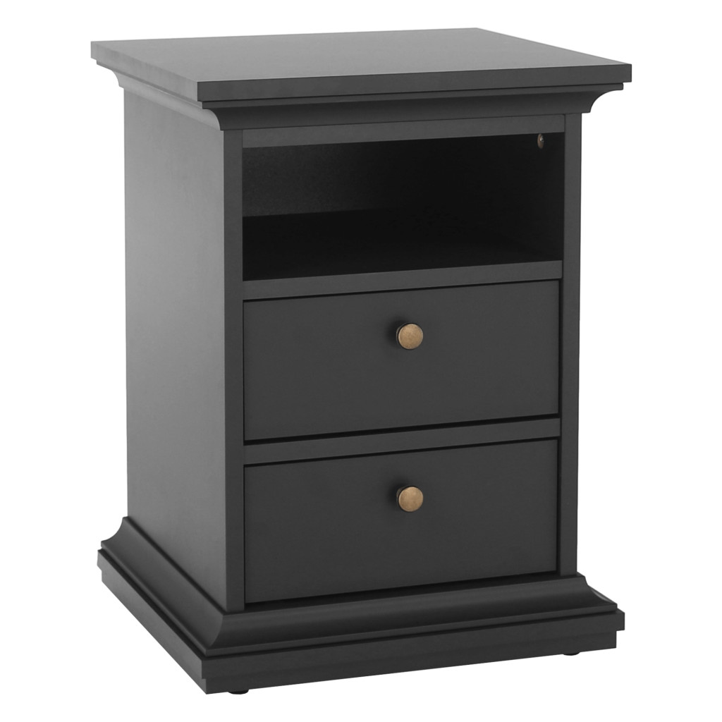 Éjeliszekrény, szürke, PARIS 70302 (RP)