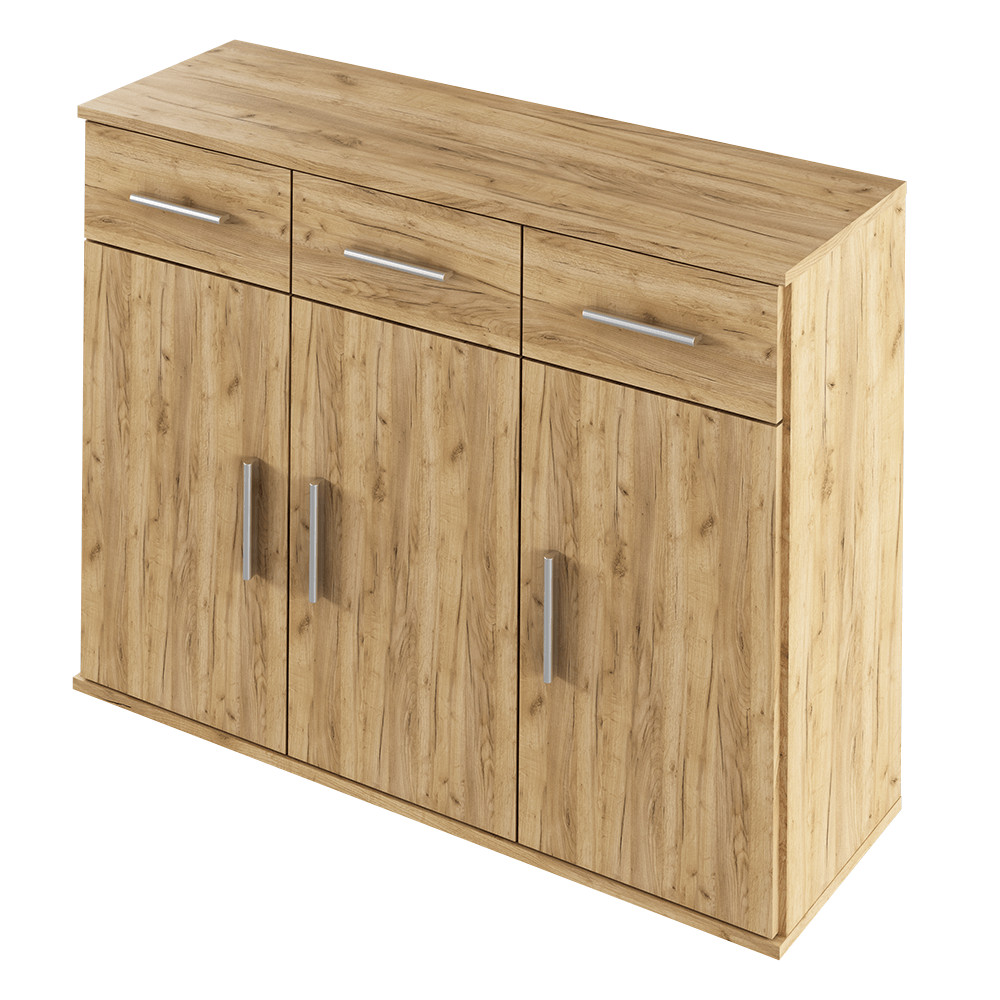 Komód, tölgyfa artisan, RESITA TYP 3 (RP)