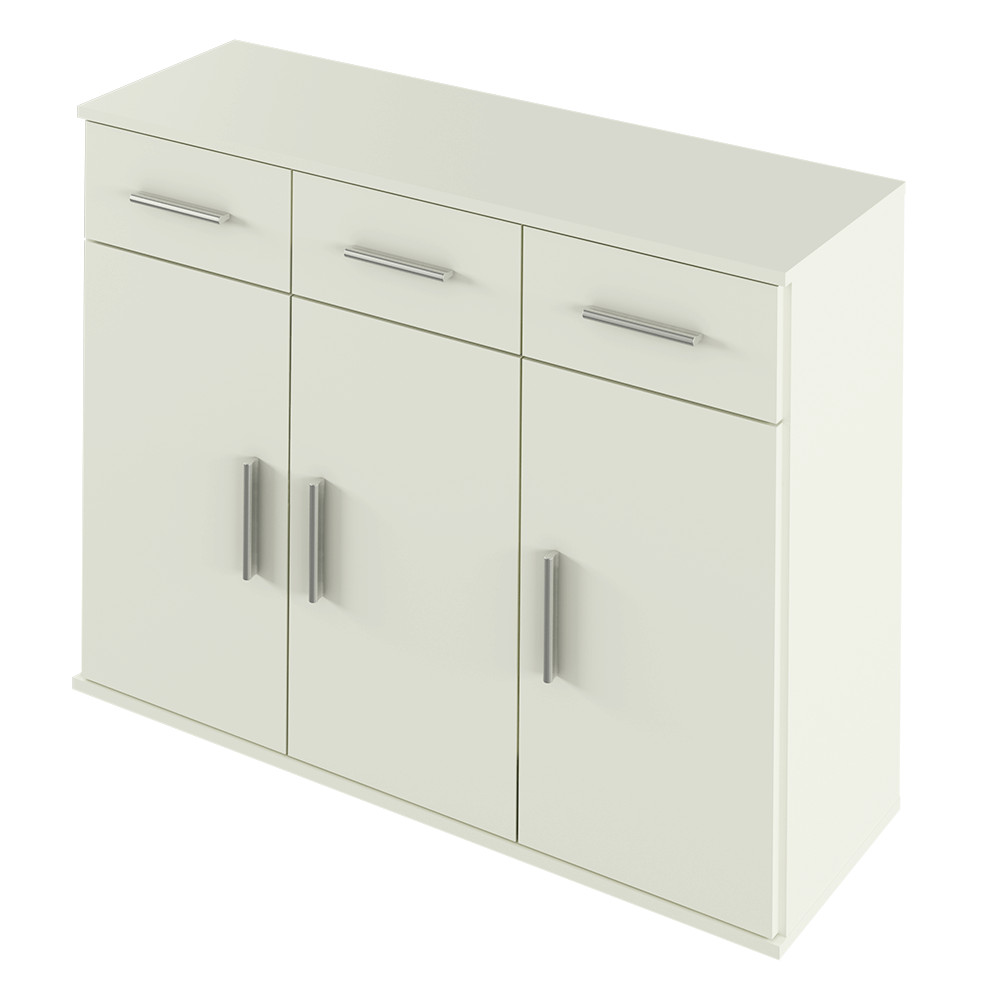 Komód, fehér, RESITA TYP 3 (RP)