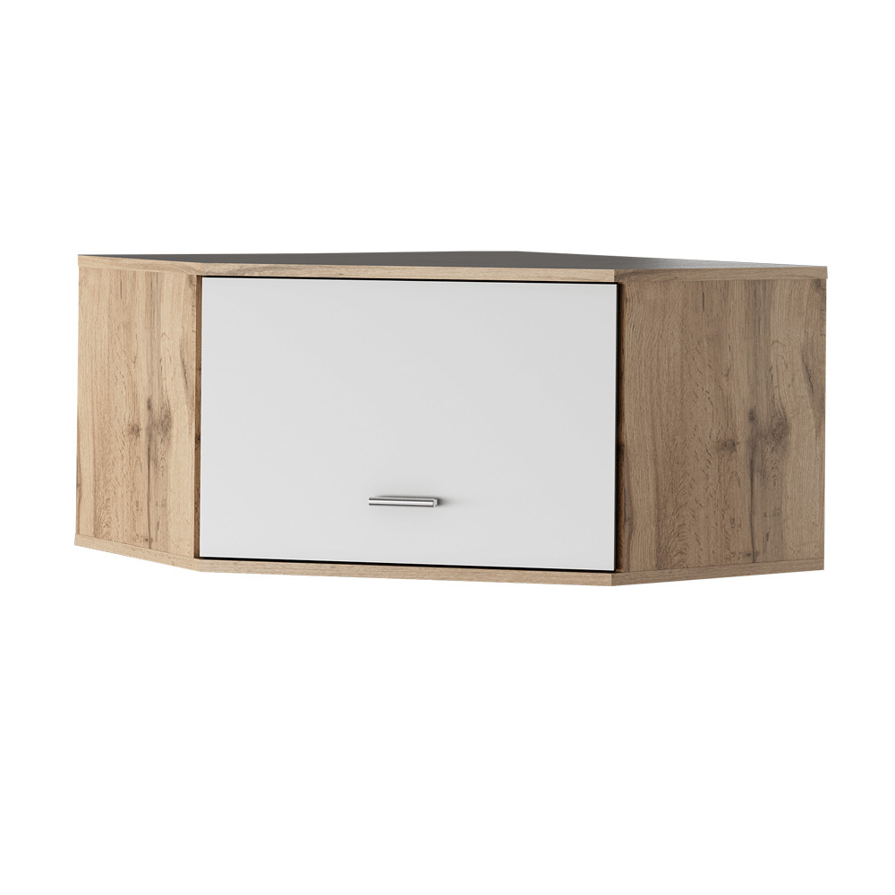 Szekrénymagasító TYP 10, wotan tölgy/fehér, CYRIL (RP)