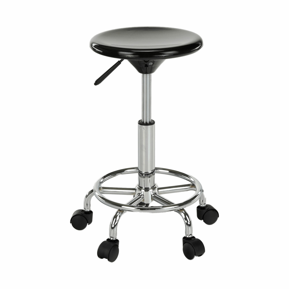 Szék, fekete/króm, MABEL 3 NEW (RP)