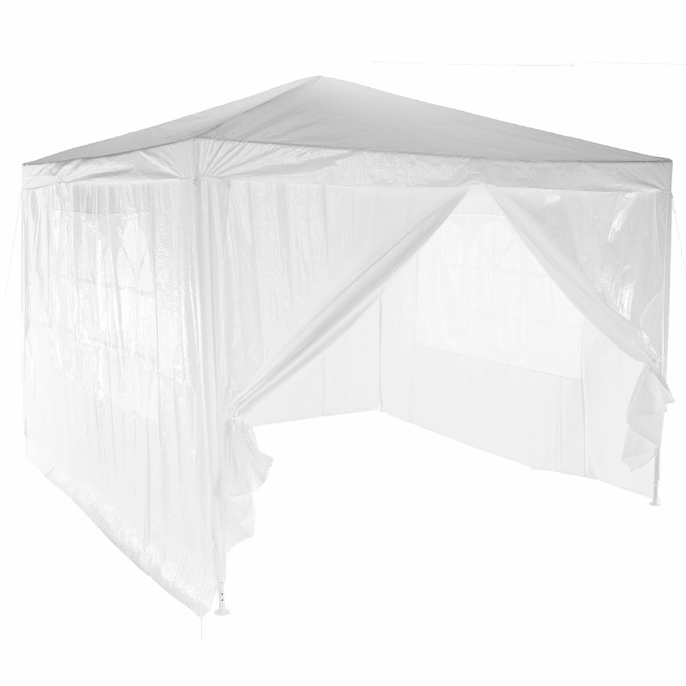 Kerti partisátor, fehér, 3x3 m, TEKNO TYP 1 (RP)