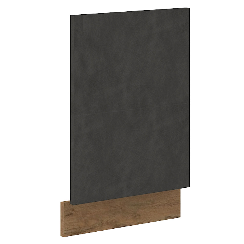 Előlap mosogatógéphez, szürke matt/tölgy lancelot, VEGA ZM 570x446 (RP)