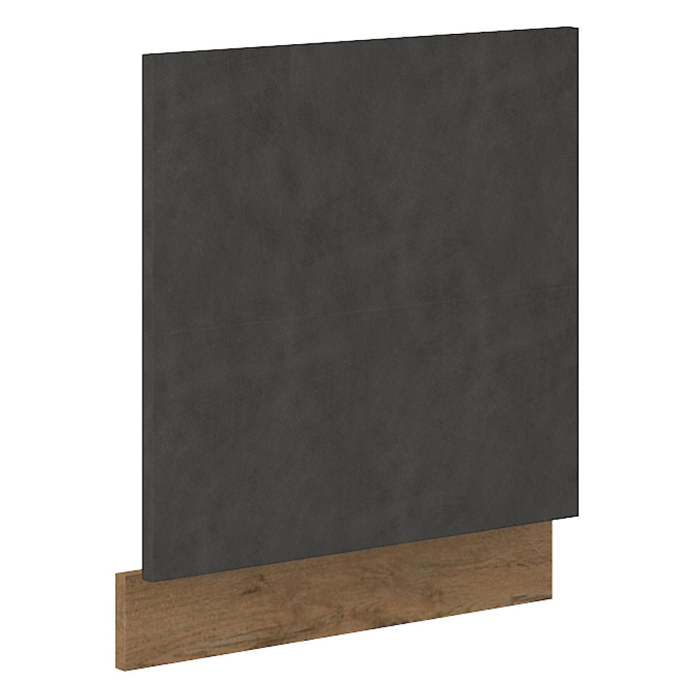 Előlap mosogatógéphez, szürke matt/tölgy lancelot, VEGA ZM 570x596 (RP)