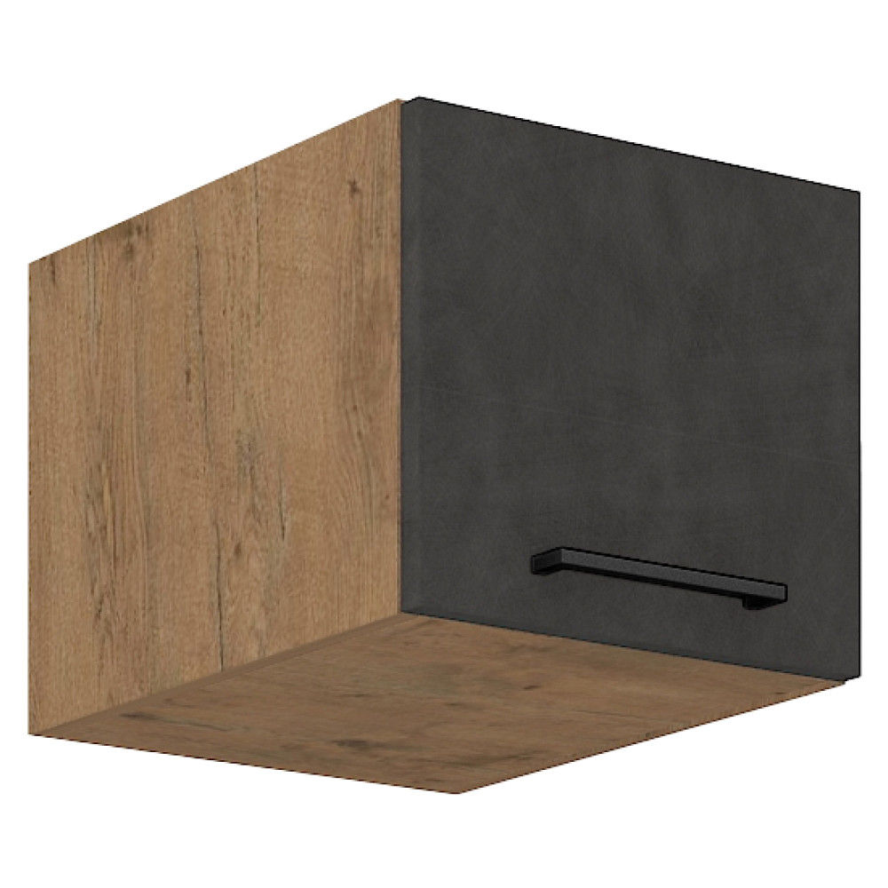 Felsőszekrény, tölgy lancelot/szürke matt, VEGA 40 NAGU-36 1F (RP)