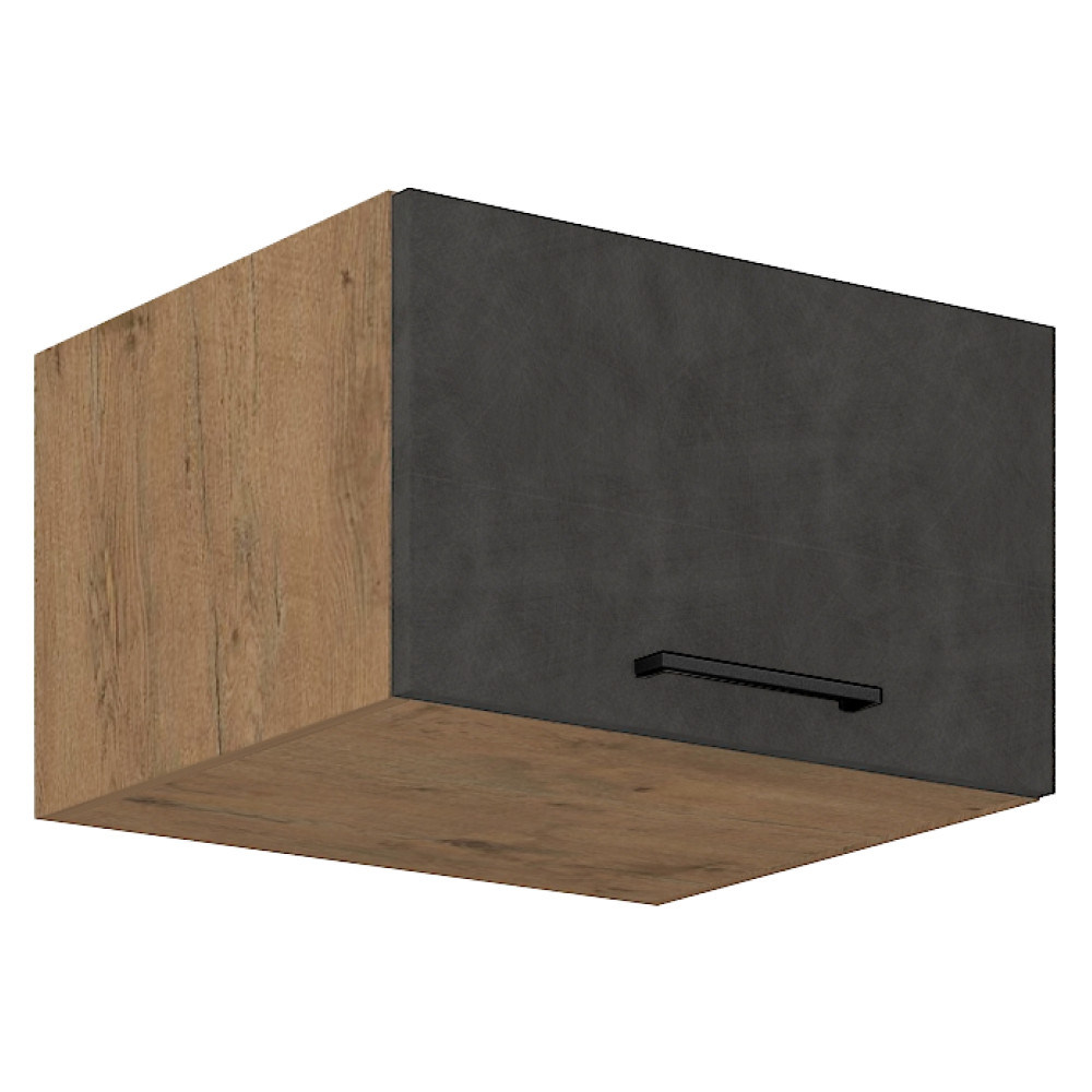 Felsőszekrény, tölgy lancelot/szürke matt, VEGA 60 NAGU-36 1F (RP)