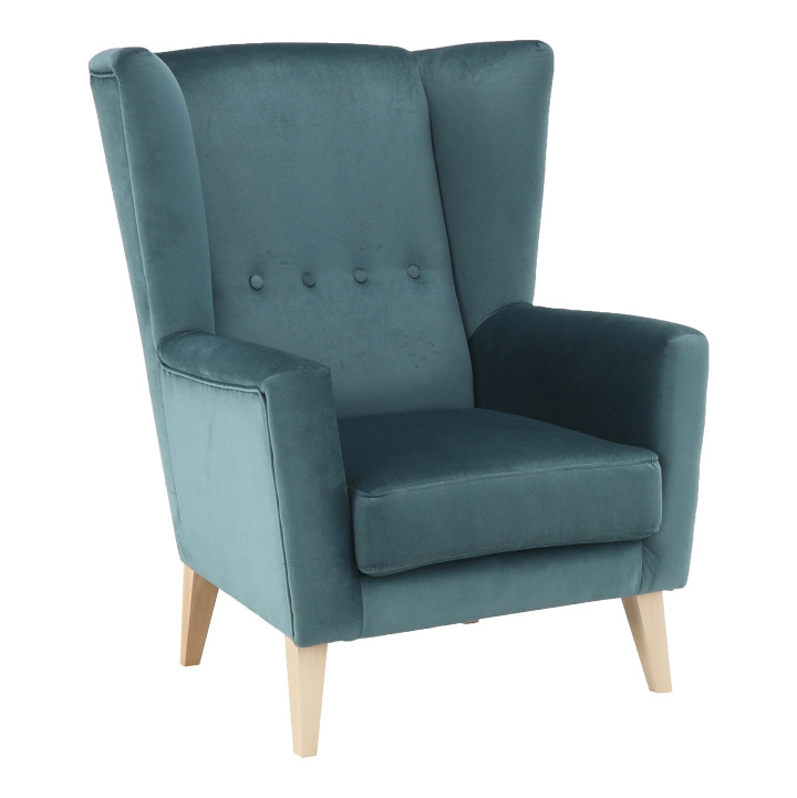 Fotel-füles, mentol/bükk, RODEZA (RP)