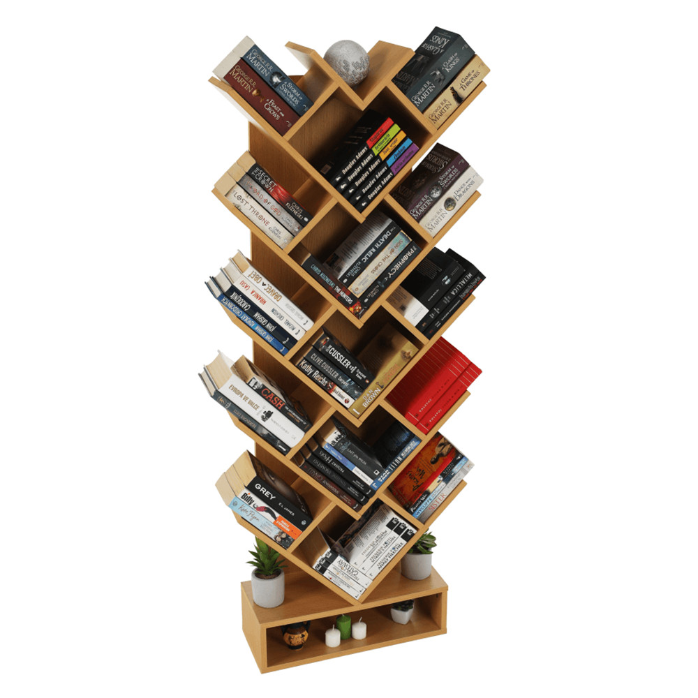 könyvespolc, tölgy , VEVEY (RP)