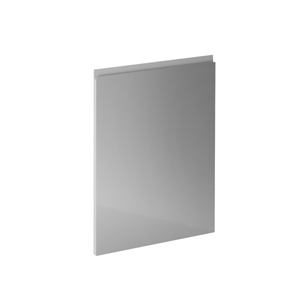 Előlap mosogatógéphez, fehér/szürke extra magasfényű HG, 59,6x57, AURORA (RP)