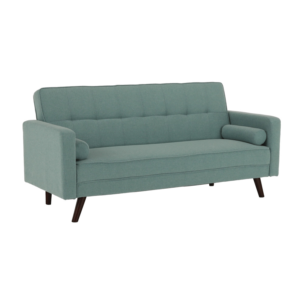 Kinyitható kanapé, zöld-mentol szövet, OTISA (RP)