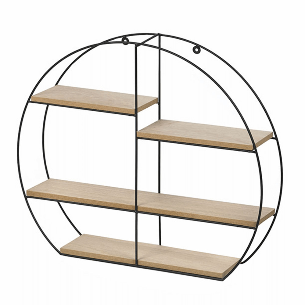 Polc, természetes/fekete, DESIO TYP 2 (RP)