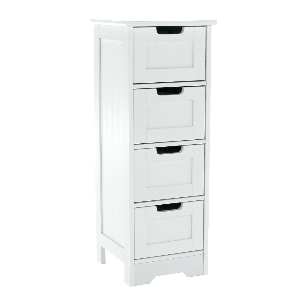 4-fiókos komód, fehér, ATENE TYP 7 (RP)