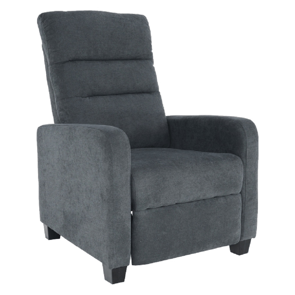 Relaxáló fotel, szürke, TURNER (RP)