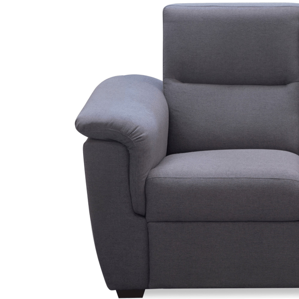 Rész támasztékkal, szürke szövet, csak rendelésre, balos, BORN 1 1B (RP)