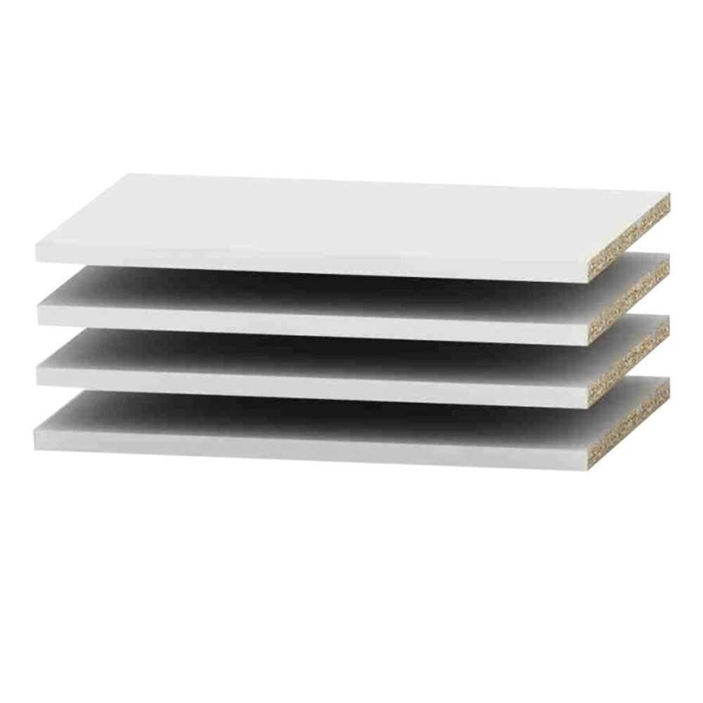 Polcok 4 db, fehér, BETTY 4 BE04-006-00 (RP)