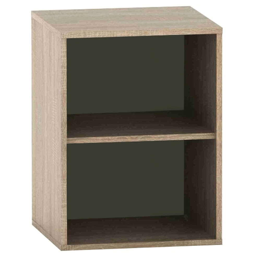 Felsőszekrény könyvespolcra, tölgy sonoma, BETTY 4 BE04-012-00 (RP)