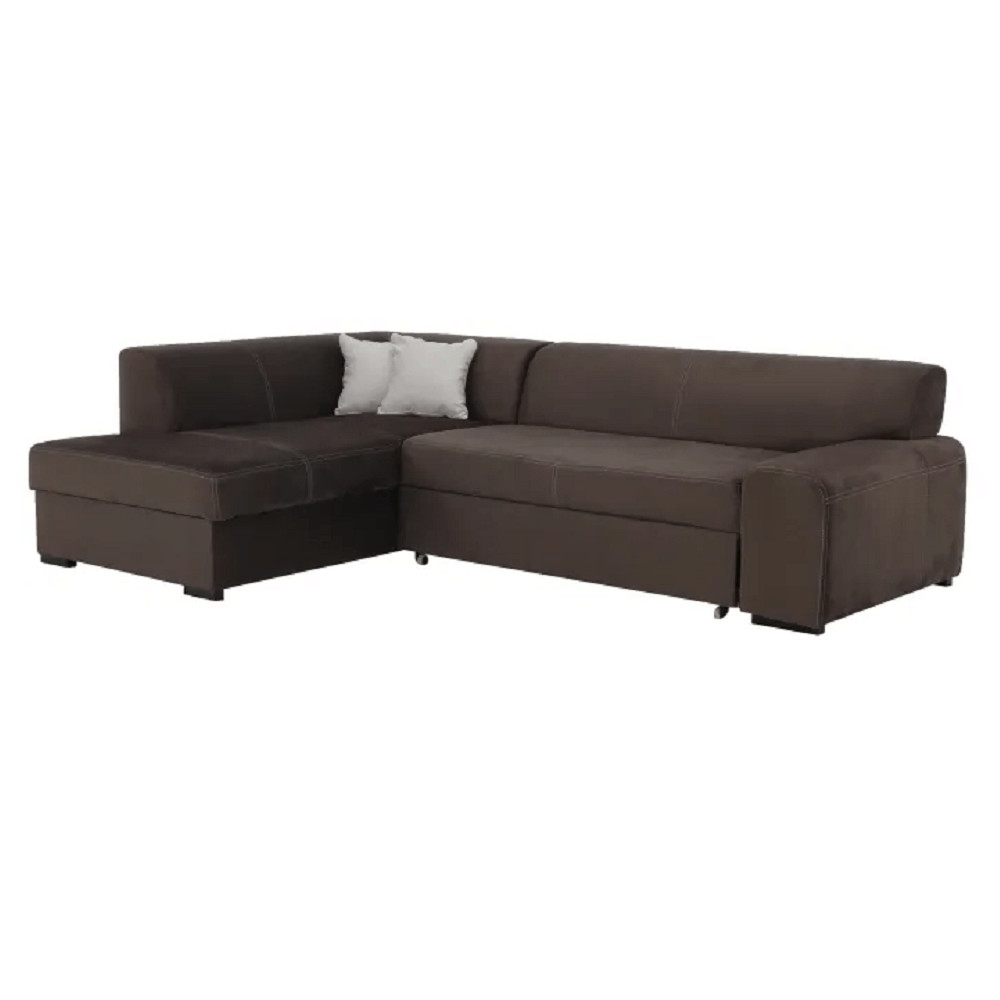 Ülőgarnitúra, barna, balos, MINERVA (RP)