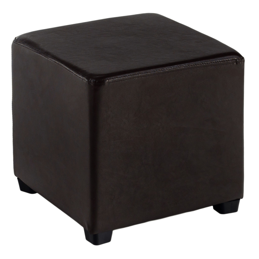 Puff, sötétbarna textilbőr, NIKI NEW (RP)