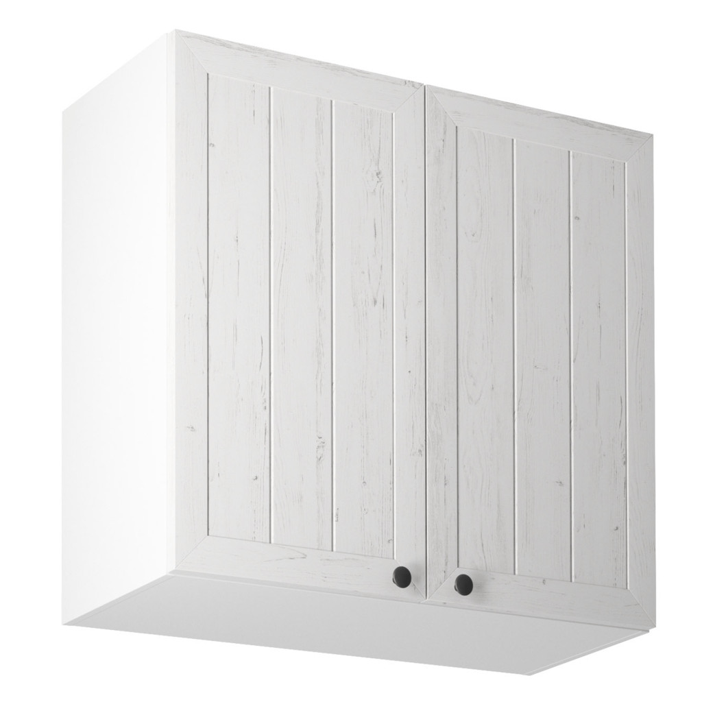 Felsőszekrény G80, fehér/sosna andersen, PROVANCE (RP)