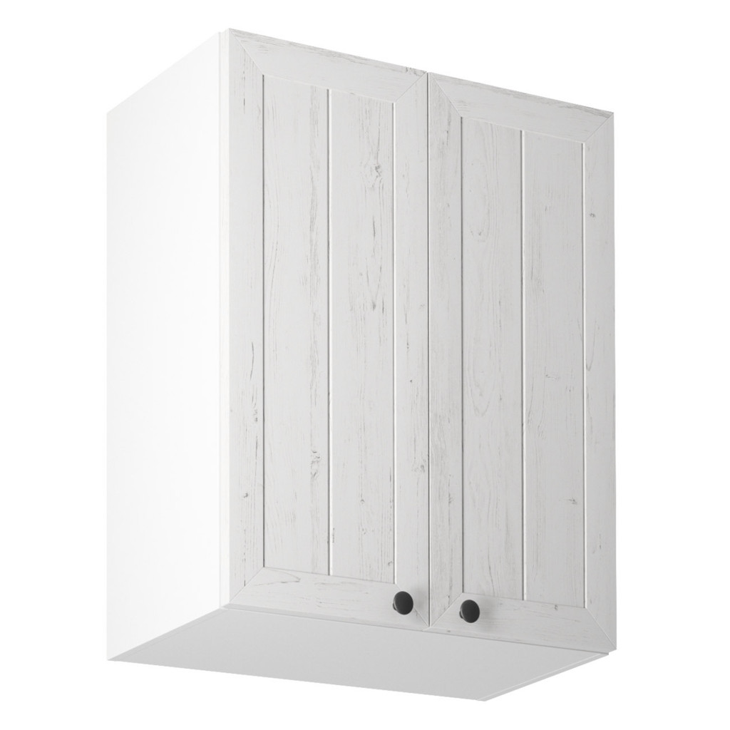 Felsőszekrény G60, fehér/sosna andersen, PROVANCE (RP)