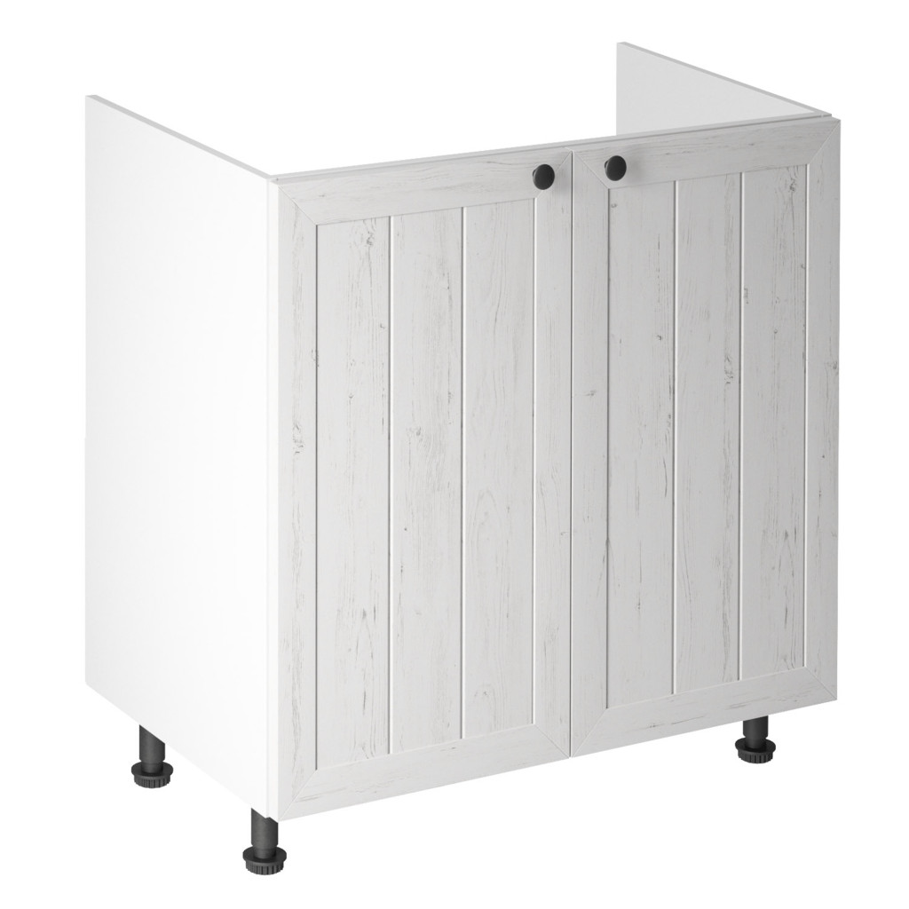 alsó mosogatószekrény D80Z, fehér/sosna andersen, PROVANCE (RP)