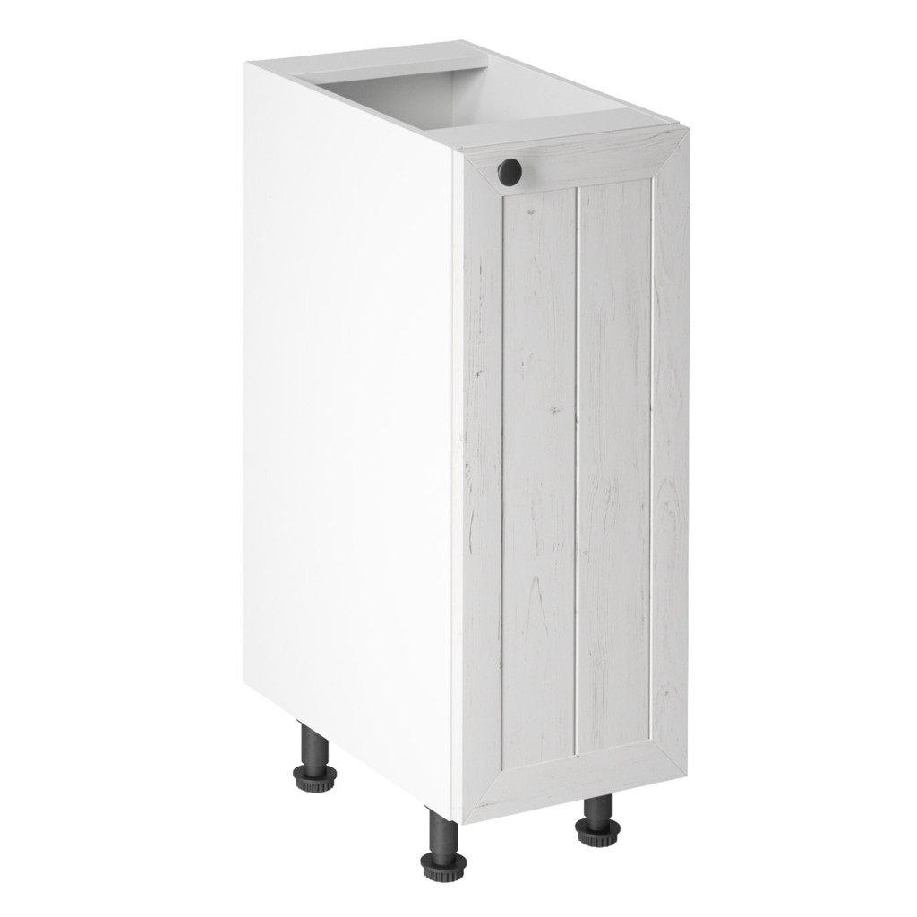 alsószekrény D30, jobbos, fehér/sosna andersen, PROVANCE (RP)