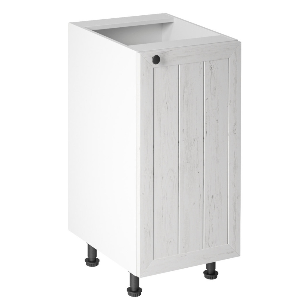 alsószekrény D40, jobbos, fehér/sosna andersen, PROVANCE (RP)