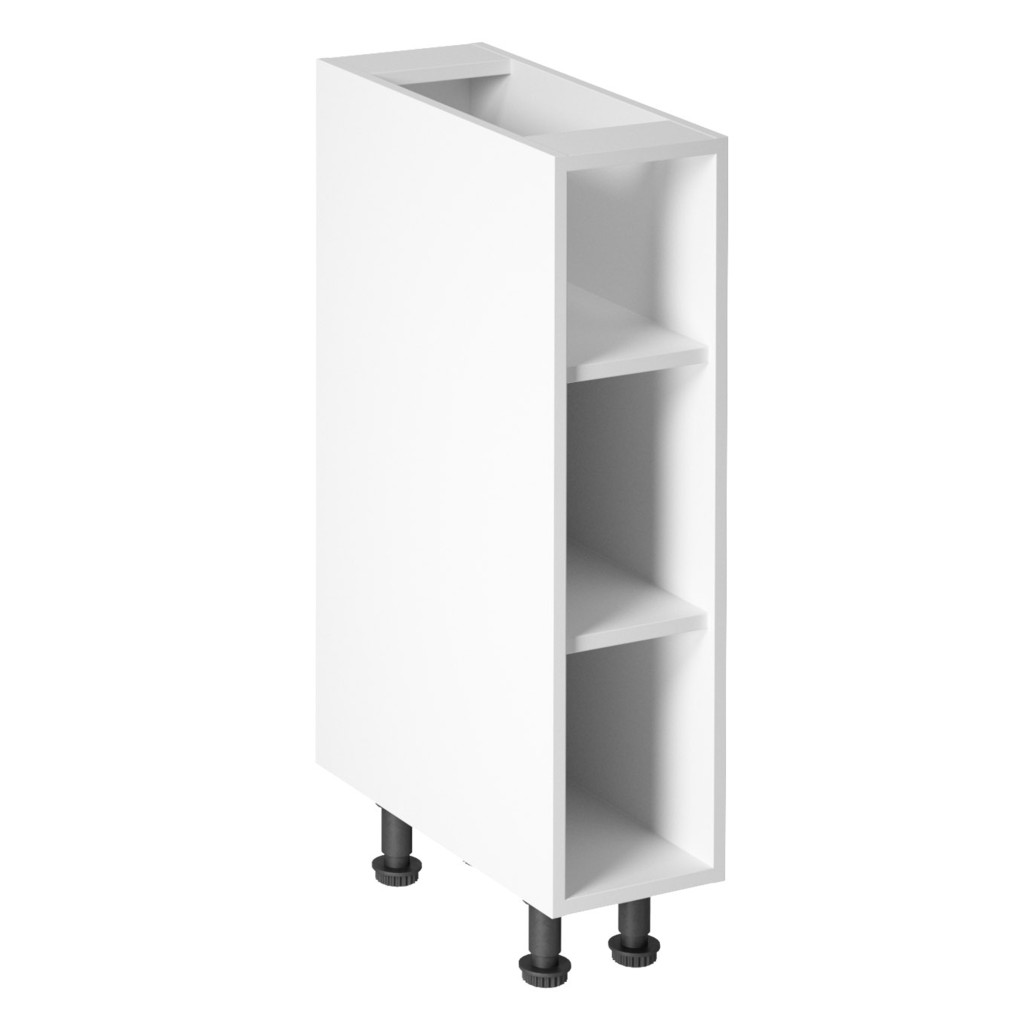 alsószekrény két polccal D20P, fehér, PROVANCE (RP)