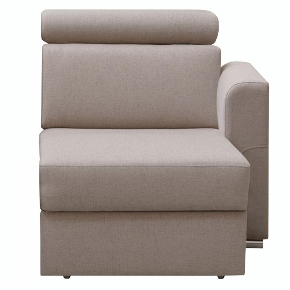 Tárolási terület OTT 1B ZP rendelésre luxus ülőgarnitúrához , bézs, jobb, MARIETA (RP)