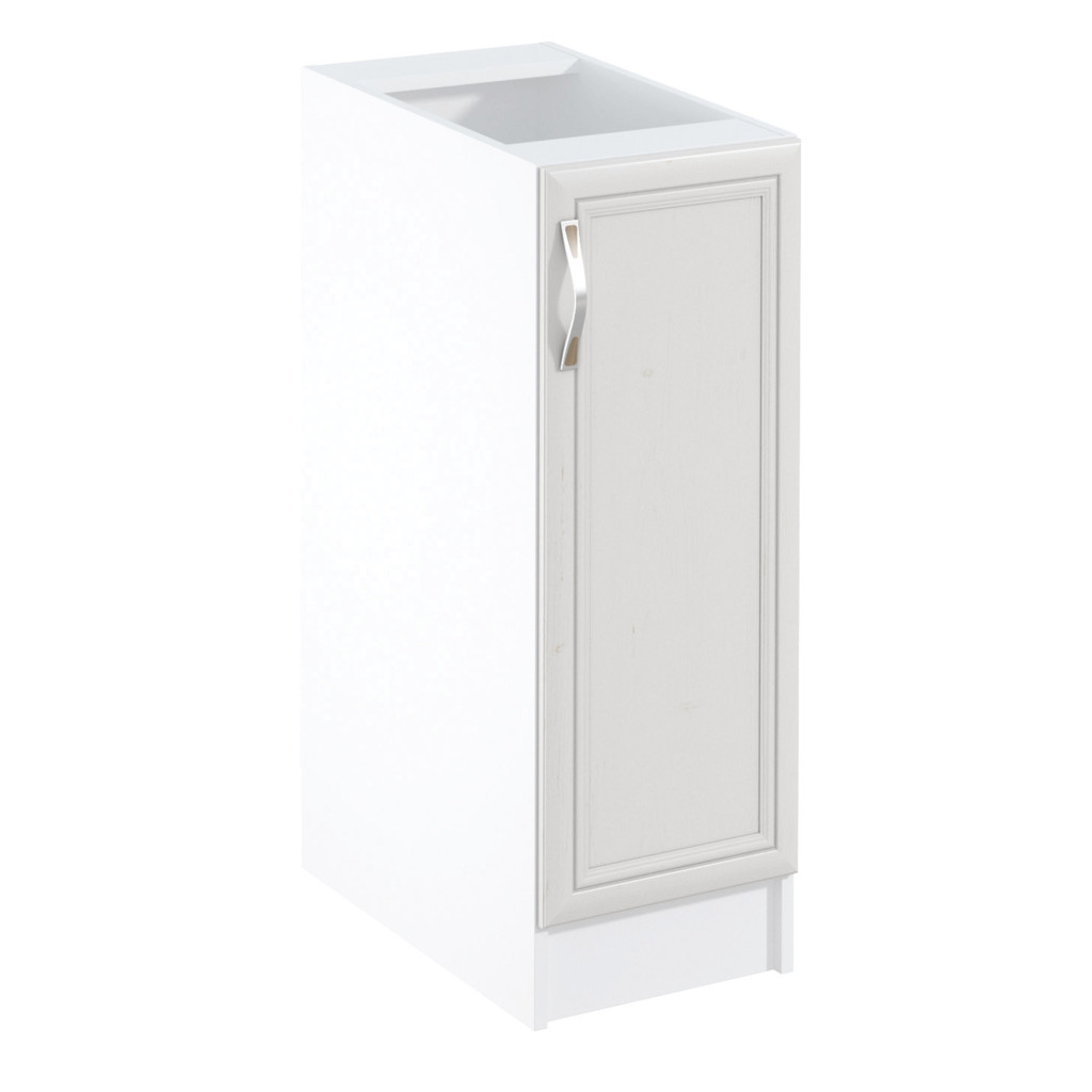 Alsószekrény D30, jobbos, fehér/sosna Andersen, SICILIA (RP)