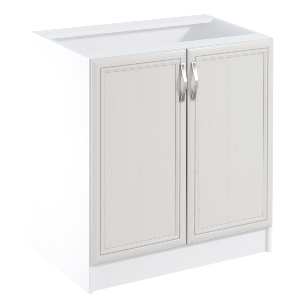 Alsószekrény D80, fehér/sosna Andersen, SICILIA (RP)