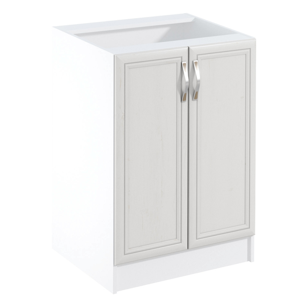 Alsószekrény D60, fehér/sosna Andersen, SICILIA (RP)