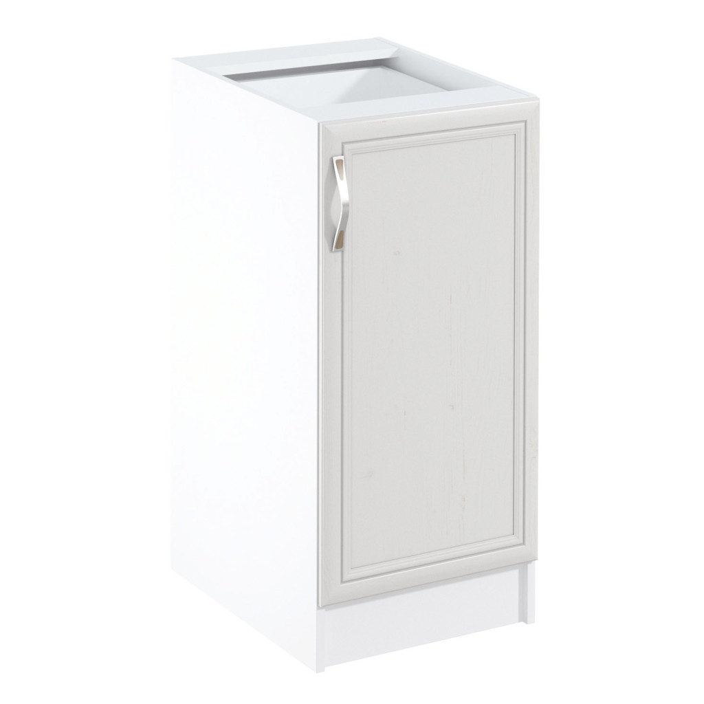 Alsószekrény D40, jobbos, fehér/sosna Andersen, SICILIA (RP)