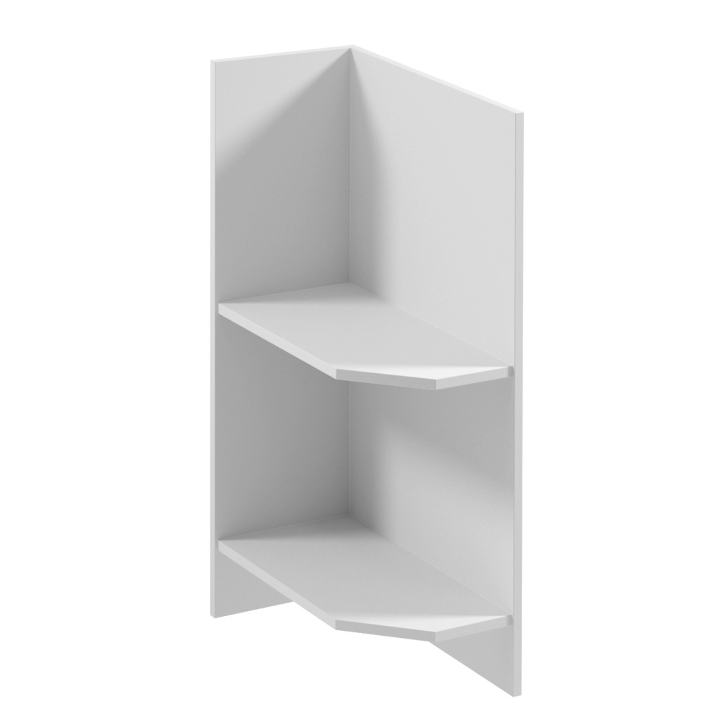 Alsószekrény D25PZ, balos, fehér, SICILIA (RP)